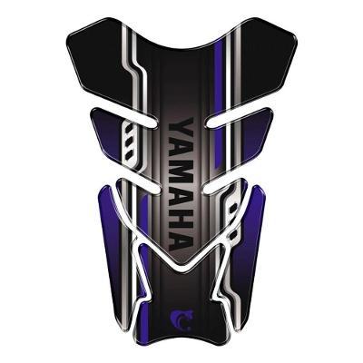 Adesivo Resinado Protetor De Tanque Moto Yamaha Azul Cor Azul