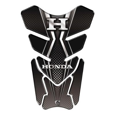 Adesivo Resinado Protetor De Tanque Moto Honda Universal Preto Cor Preto