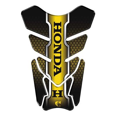 Adesivo Resinado Protetor De Tanque Moto Honda Universal Dourado Cor Dourado