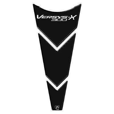 Adesivo Resinado Protetor De Tanque Moto Kawasaki Versys Preto Cor Preto