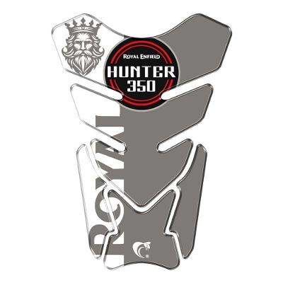 Protetor Adesivo Moto Resinado Hunter 350 Preto Cor Preto