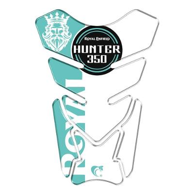 Protetor Adesivo Moto Resinado Hunter 350 Verde Cor Verde