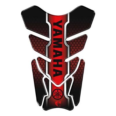 Adesivo Resinado Protetor De Tanque Moto Yamaha Vermelho Cor Vermelho