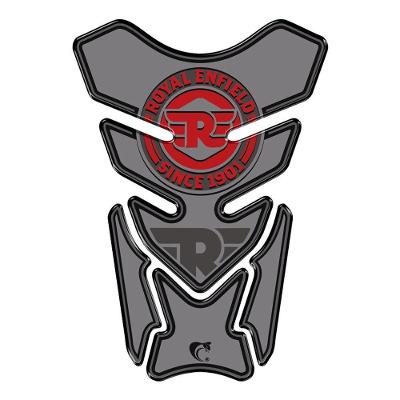 Protetor De Tanque Adesivo Moto Royal Enfield Vermelho Cor Preto