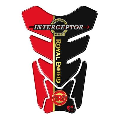 Protetor Adesivo Moto Resinado Interceptor 650 Vermelho Cor Vermelho