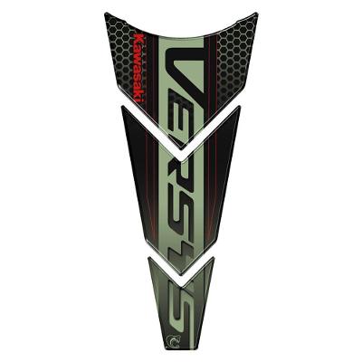 Adesivo Resinado Protetor De Tanque Moto Kawasaki Versys Cor Vermelho