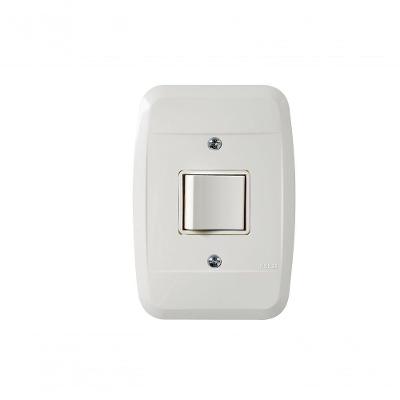 Interruptor Embutir Chave Cruz Branca 42150 - Pezzi