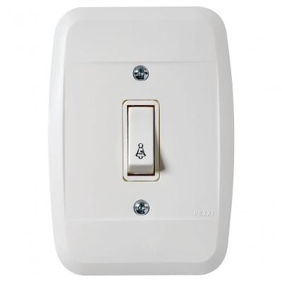 Interruptor Embutir Campainha 1 T Branca 41101 - Pezzi