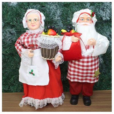 Dupla Boneco De Natal Mamãe E Papai Noel Confeiteiros