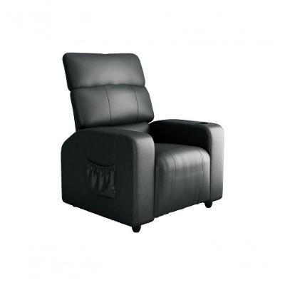 Poltrona Reclinável Sala Cadeira Mx 67 Pulse Sintetico Preto Matrix Original