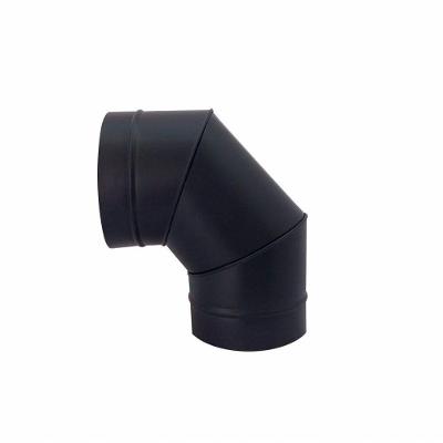 Curva Cotovelo Preta 90° De 200 Mm De Diâmetro