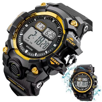 Relogio Prova Dagua Silicone Digital Ajustavel Grande Corrida Esportivo Robusto