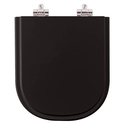 Tampa Vaso Sanitário Com Amortecedor Preto Para Bacia Fiori
