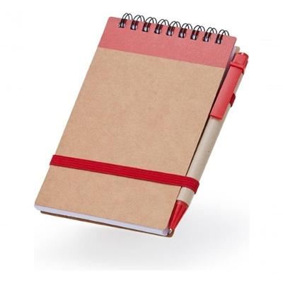 Bloco De Notas Ecológico Com Porta Caneta Bolso Anotações
