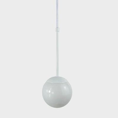Pendente Globo Esfera De Vidro 12cm - Branco - Vidro Branco