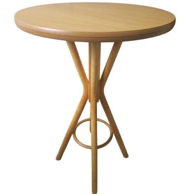 Mesa Bistrô Eva Selva Diam 70 Cm Bancada Bar Cozinha Luxo Amêndoa