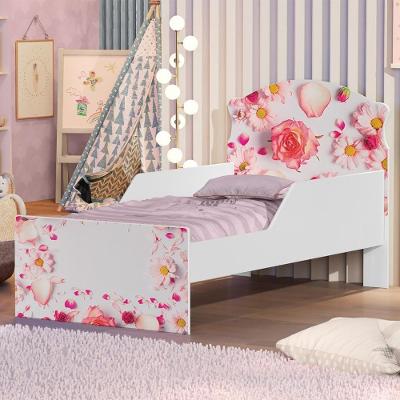 Cama Infantil Roseira Com Colchão