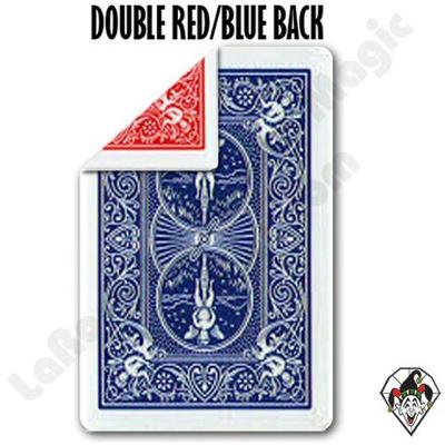 5 Cartas Duplo Dorso Bicycle Vermelho E Azul B+