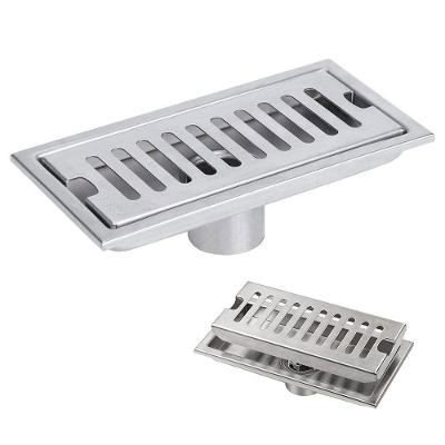 Ralo Linear 20cm Aço Inox Banheiro Anti Odor Anti Inseto Lavabo Area Externa Quintal