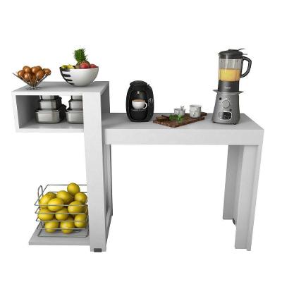 Aparador Buffet Escrivaninha Sena 3 Em 1 - 135x92cm Branco