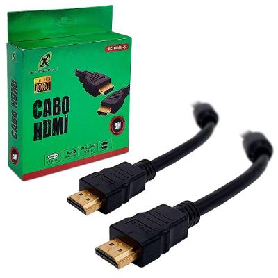 Cabo Hdmi X-cell, Full Hd, Com Filtro, Emborrachado, 1.4v, 5m, Preto - Xc-hdmi-5