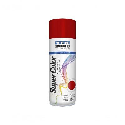 Tinta Spray Tekbond Uso Geral Vermelho 350ml-250g C-6 Pcs