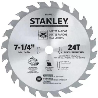 Disco De Serra Circular 7-1/4\'\' C/ 24 Dentes - Stanley