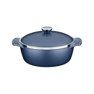 Panela Caçarola Lyon Azul 24cm Tramontina Forjada Antiaderente Starflon High Performance Elementar