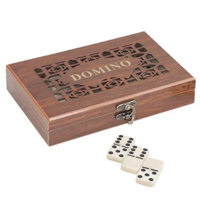 Jogo De Dominó Profissional 28 Peças Caixa Luxo De Madeira Profissional é Perfeito
