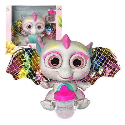 Bebê Dragão Flying Baby Com Asas - Branco.