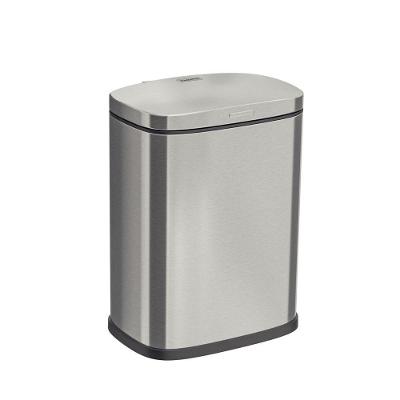 Lixeira Tramontina 3 Litros Tipo D Em Aço Inox Scotch Brite