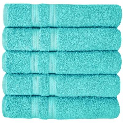 Kit 5 Toalhas Super Grossa E Felpuda Macia 80x150cm Beka - Verde Claro Verde Claro