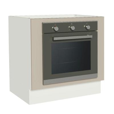 Balcão Forno Embutir 80x60cm Sem Tampo Branco/crema