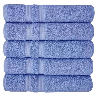 Kit 5 Toalhas Super Grossa E Felpuda Macia 80x150cm Beka - Azul Claro Azul Claro