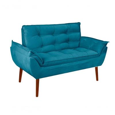 Namoradeira Opala Elegante Suede Azul Tiffany