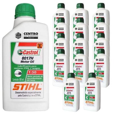 Kit 15 Unidades De Óleo 2 Tempos Stihl 500Ml Para Roçadeiras