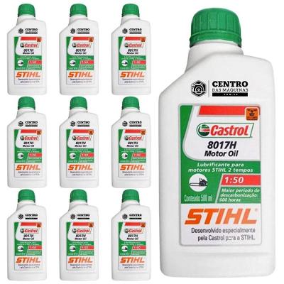 Kit 10 Unidades De Óleo 2 Tempos Stihl 500Ml Lubrificante