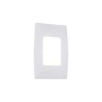 Balizador Mbled Lumo Embutir Led Bivolt Branco 3000k Luz Amarela
