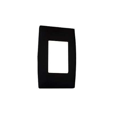 Balizador Mbled Lumo Embutir Led Bivolt Preto 3000k Luz Amarela