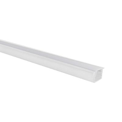 Perfil De Embutir Para Fita Led Blumenau Line 25mm Com 3 Metros Branco Fosco