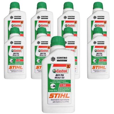 Kit 9Un De Óleo 2T Stihl 500Ml Lubrificante Para Roçadeiras