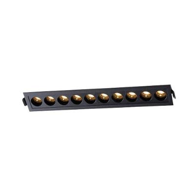 Spot De Embutir Nordecor Powerus Led 20w Bivolt Preto 3000k Luz Amarela