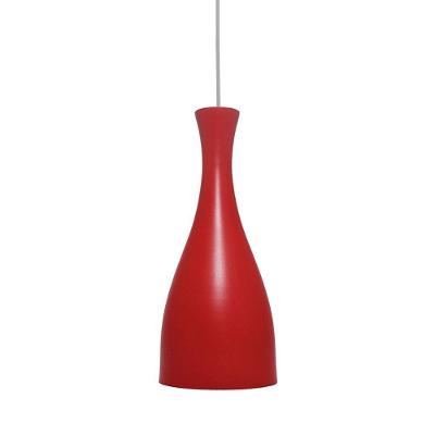 Lustre Pendente Taschibra Td 1003 Vermelho Fosco