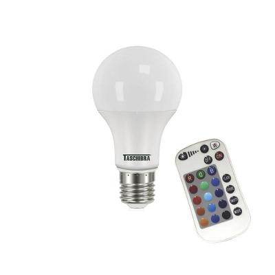 Lâmpada Led Taschibra Tkl Rgb Colorida 9w Bivolt E27 Com Controle