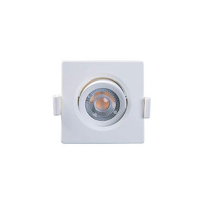 Spot De Led Taschibra Alltop Mr11 Quadrado 3w Bivolt 3000k Luz Amarela