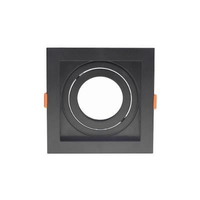 Spot De Embutir Recuado Nordecor Flea Para 1 Lâmpada Par 30 Quadrado