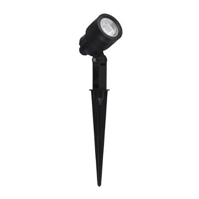 Espeto Para Jardim Germany Clear Led 3w Bivolt Preto 6500k Luz Branca