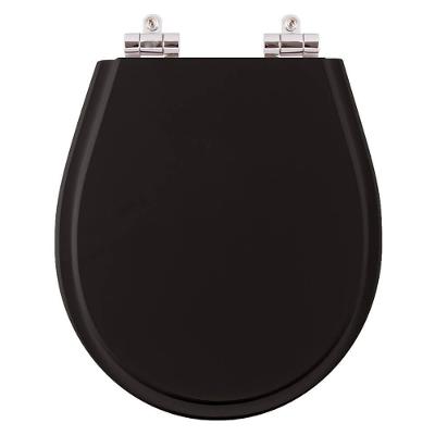 Tampa de Vaso Sanitário Amortecedor Preto para Bacia Eternit