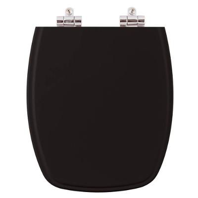 Tampa Vaso Sanitário Com Amortecedor Preto Para Bacia Fiori