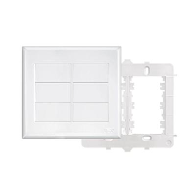 Placa Cega Com Suporte Fame Evidence 4x4 Branco